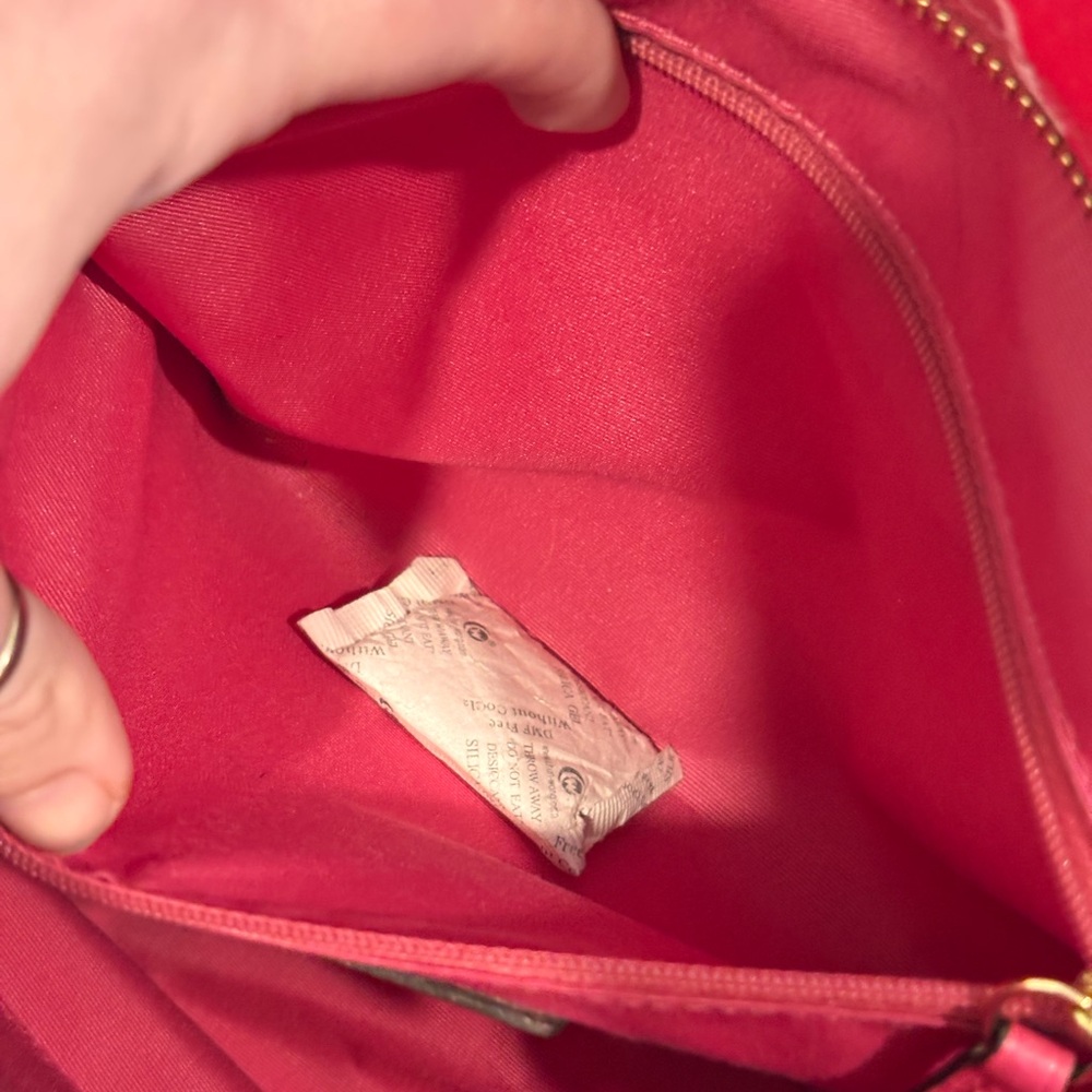 Coach Floral Red/Coral Tote Bag - Picture 15 of 16